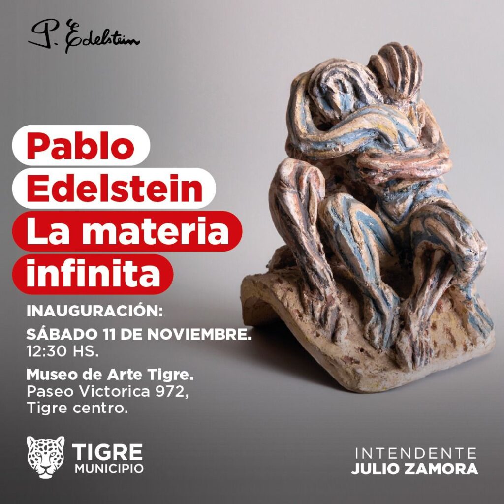 invitacion al evento de pablo edelstein - la materia infinita